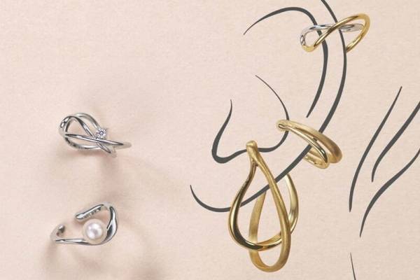 ヴァンドームブティック“リングにもなる”新作イヤーカフ、パール付きシルバーやマットゴールド