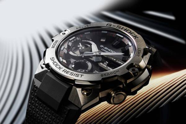 G-SHOCKから12.9mmの薄型ウオッチ、メタル感溢れるフェイスデザイン