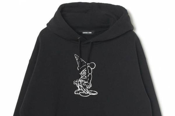コンバース スターズ、ディズニー映画『ファンタジア』のミッキーマウスTシャツ＆パーカー
