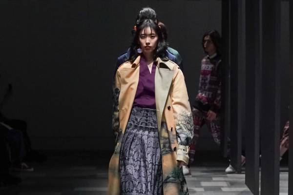 アツシ ナカシマ 2021-22年秋冬コレクション - 日本画家「楚水」の絵画、洋服に今蘇る