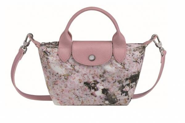 ロンシャン‟満開の桜”咲く新作バッグ「ル プリアージュ ブーケ」コインケース&amp;ポーチも