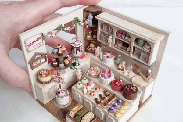 「ミニチュア写真の世界展 2021」静岡で、ミニチュア模型展示＆グッズ販売も