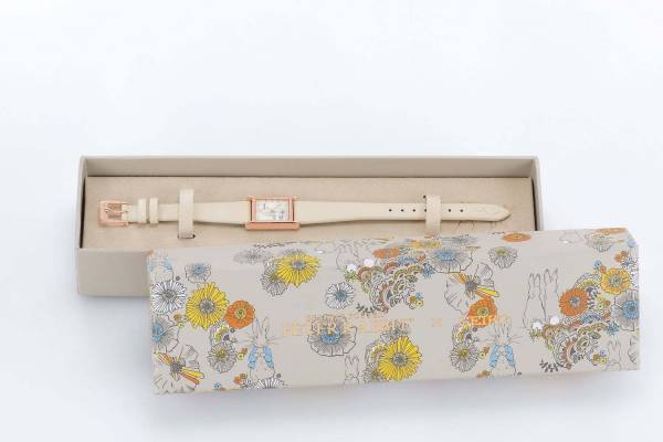 セイコーウオッチ、‟ピーターラビットが花の中で佇む”コラボ腕時計発売へ