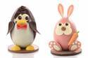 フレデリック・カッセル“ウサギ＆ペンギン”の「イースターエッグ」アーモンドチョコ入りアニマルスイーツ