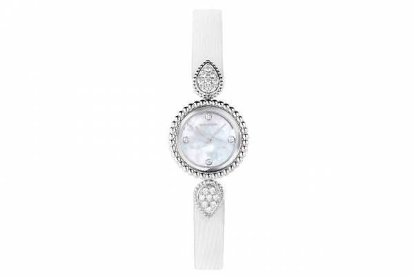 ブシュロン「セルパンボエム」腕時計に新作、ダイヤモンド輝くマザーオブパールダイヤル