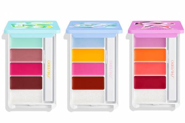 SHISEIDO“海イメージ”のカラフルリップパレット、水のような透明感発色