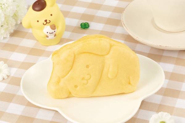 サンリオ‟ポムポムプリンの寝姿”風ローソン限定スイーツ、もちもち食感×プリン味のクリーム