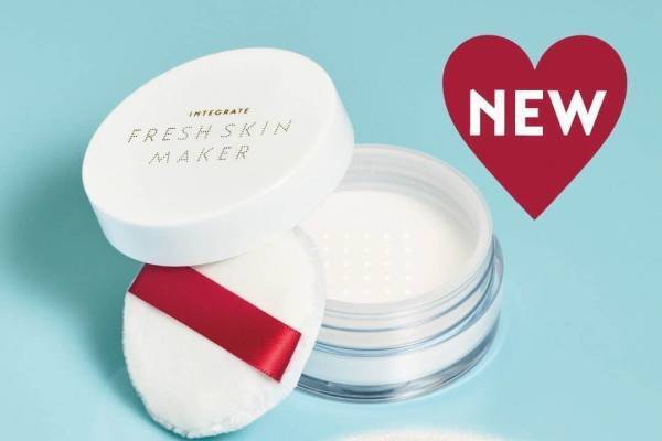 インテグレート「透明ファンデ」に新パウダータイプ、毛穴・テカリが気にならない“ふわさら”肌に