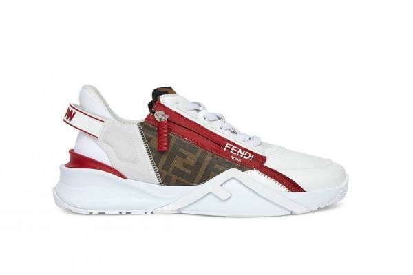 フェンディ“流線型のF”配したスニーカー「フェンディ フロー」新色、FFロゴ入りアッパーなど