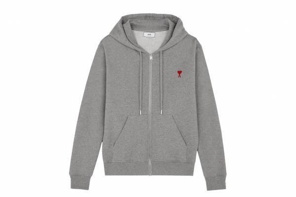 アミ アレクサンドル マテュッシ“ハート”ロゴ限定パーカー、渋谷パルコ＆阪急メンズ東京の新店で