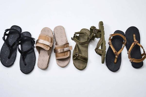 シャカ“極薄ソール”サンダル、細いナイロンテープやミリタリーイメージのスライドモデル