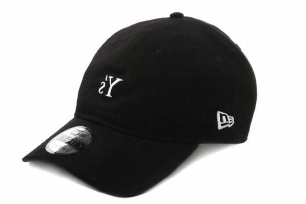 Y's×ニューエラのキャップ、白の反転ロゴを刺繍したモノトーンカラー - Y's表参道限定で