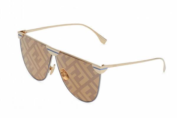 フェンディの新作ウィメンズサングラス「フェンディ シェイズ」FFロゴ配したレンズなど、全3色で