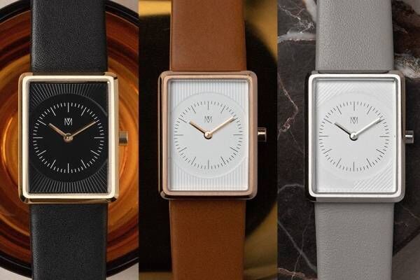 マベンウォッチズの新作腕時計「デコウォッチ」アール・デコ様式の文字盤×初のスクエア型ケース