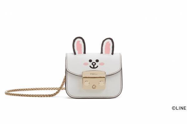 フルラ×ライン フレンズ“コニー”の耳付きショルダーバッグや“ブラウン&サリー”のクラッチ