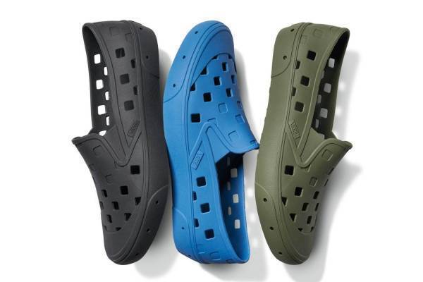 VANSから完全水洗い出来る「トレック スリッポン」シティユースからアウトドアまで