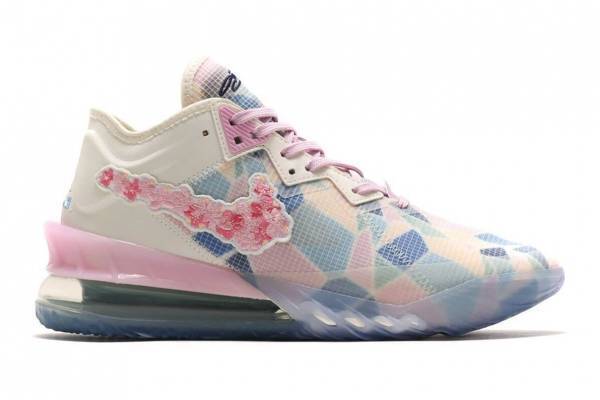 ナイキ「桜＆富士山」モチーフのアトモスコラボスニーカー、グエル公園着想のカラフルモザイク柄