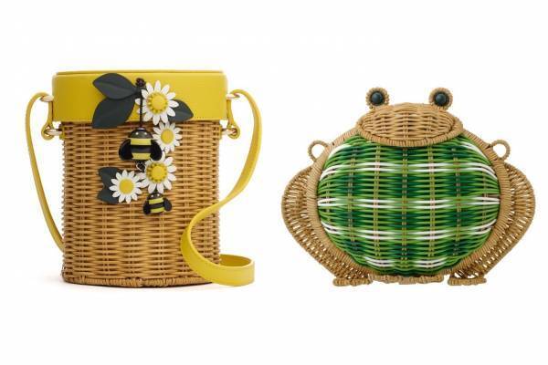 ケイト・スペード 2021年夏の新作バッグ - “蜂＆カエル”のかごバッグ、ドット柄トートなど