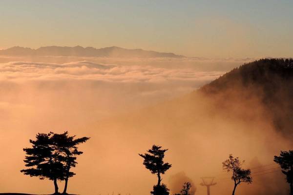 「リワイルド ゼッケイ グランピング リゾート」長野に、雲海など絶景を楽しむ“天空キャンプ場”