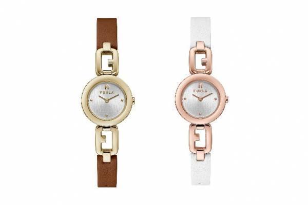 「フルラ アルコ チェーン」“透け感アーチロゴ”の新腕時計、アクセ感覚で楽しめるエレガントウォッチ