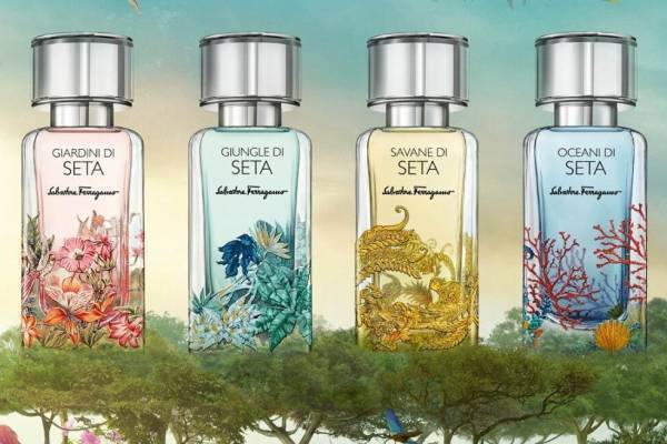サルヴァトーレ フェラガモ、シルク着想“香りを重ねて楽しむ”新フレグランス「ストリエ ディ セタ」