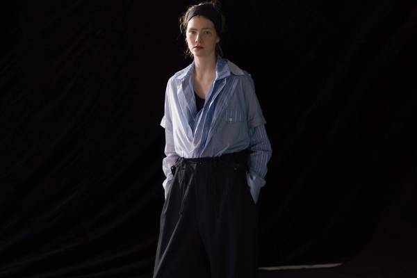 Y'sの新作ウェア - “重ね着風”半袖＆長袖ストライプシャツ、軽やかなアノラックコートも