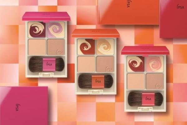 イプサ21年秋“もぎたてフルーツ×とろけるバター”着想のマーブル模様フェイスパレット