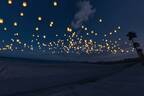 “スカイランタン”が七夕の夜空を彩る「泉州ビーチランタンフェス」、大阪・泉南りんくう公園で
