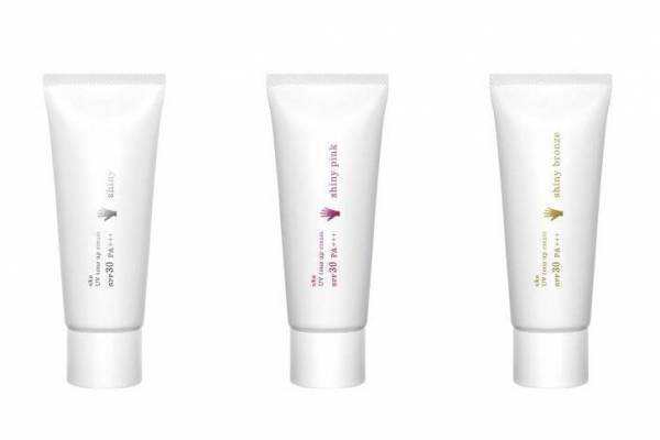 uka21年夏の新UVクリーム、パールの輝きでトーンアップ＆血色ピンクや日やけ肌風ブロンズも