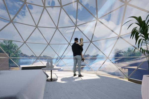 グランピング施設「グランオーシャン伊勢志摩ベイテラス 」三重に、海を見下ろすシーサイドグランピング