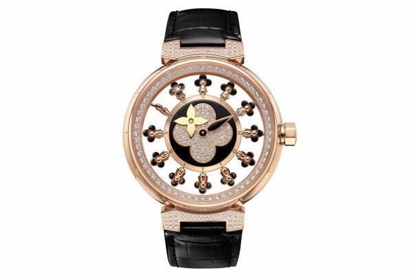 ルイ・ヴィトン“マスコットが回転”して時を知らせる腕時計「タンブール」12のヴィヴィエンヌを並べて