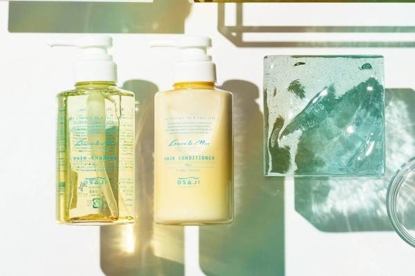 オサジ「レモン＆ミント」の香りのヘア＆ボディケア、すっきり爽快シャンプーで健やかな髪へ