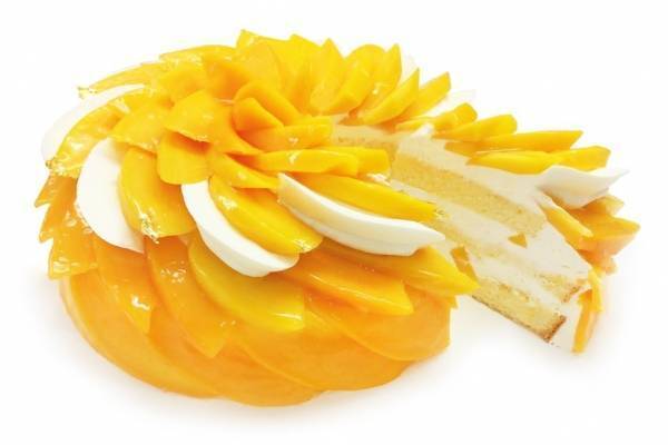 カフェコムサから宮崎県産「完熟マンゴー」1日限定ショートケーキ、とろけるような食感と濃厚な甘みを堪能