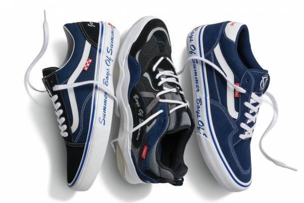 VANSxボーイズオブサマーコラボスニーカー、プロスケーターの名入り「スケート オールドスクール」