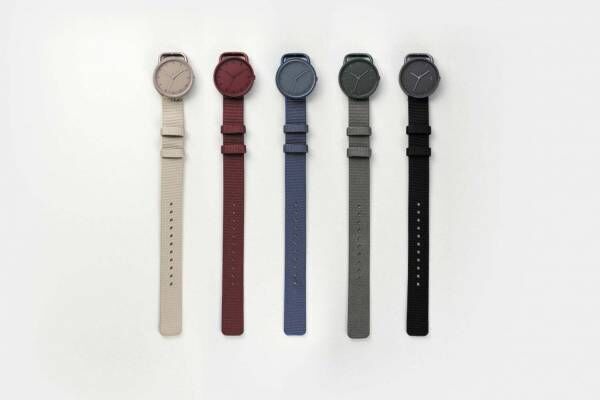 佐藤オオキnendoの腕時計「10:10」渋谷パルコに、“飛行機の窓”ウォッチやくすみカラーの新作