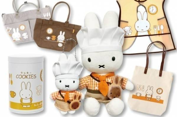 「みっふぃーきっちん」キッチン雑貨が大丸福岡天神店に集結、ミッフィーのパン型箸置きやぬいぐるみ