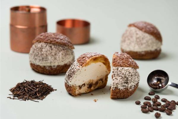 パフズ「ほうじ茶とエスプレッソのマリトッツォ」たっぷりクリームを“サクサク”シュー生地でサンド