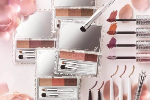 ジルスチュアート21年秋“ローズ色”アイブロウパレット、“ピンクパール”輝くアイブロウマスカラも