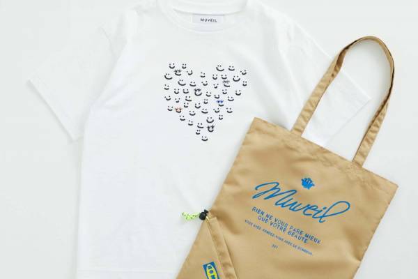 ユナイテッドアローズがミュベールなど5ブランドとコラボ、カラービーズを配したハートTシャツなど