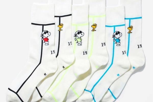 シックストックス スヌーピーのコラボソックス サングラスをかけた ジョー クール モチーフ 21年5月30日 ウーマンエキサイト 1 2