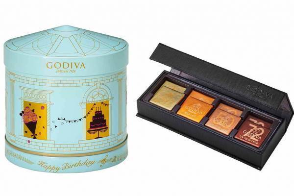 ゴディバから誕生日を祝う「ハッピーバースデー コレクション」第2弾、バースデーオルゴール缶が登場