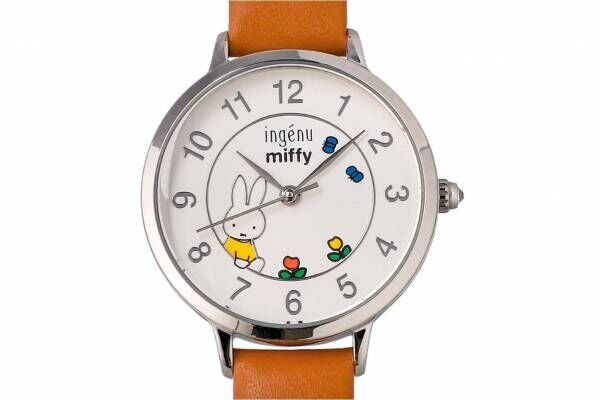 ミッフィーの腕時計「フラワーミッフィー」限定“花”イラスト入りなど、セイコー「アンジェーヌ」とコラボ