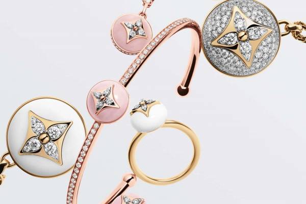 ルイ・ヴィトン「B ブロッサム」新作ファインジュエリー、カラーストーンにモノグラム・フラワー