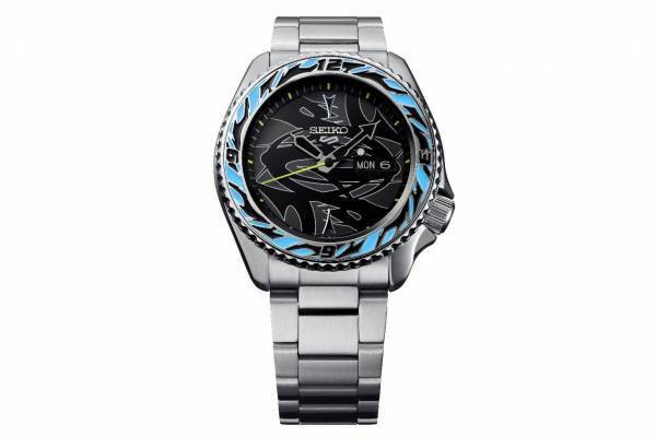 セイコー 5スポーツ×グッチメイズの限定ウオッチ、鮮やかな立体グラフィックを配したダイヤル
