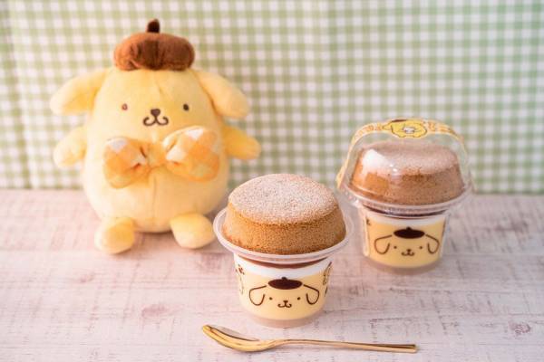 サンリオ「ポムポムプリン」×ファミマの人気「スフレ・プリン」“ふわしゅわ＆とろ～り”スイーツ
