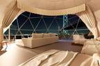 日本初の屋上ドーム型グランピング施設「淡路島グランピングビーチヴィラ漣」明石海峡大橋の夜景を独占
