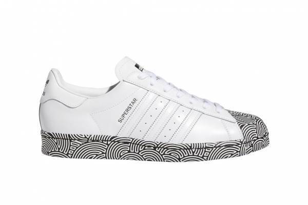 アディダス“円型グラフィック”入りシューズ「スーパースター」や浴衣、高橋理子とコラボ