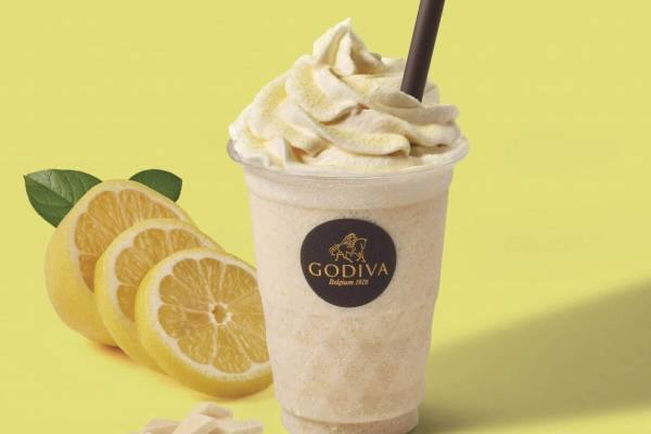 ゴディバ「ショコリキサー ホワイトチョコレート レモン」爽やかレモンソース×粒々ホワイトチョコ