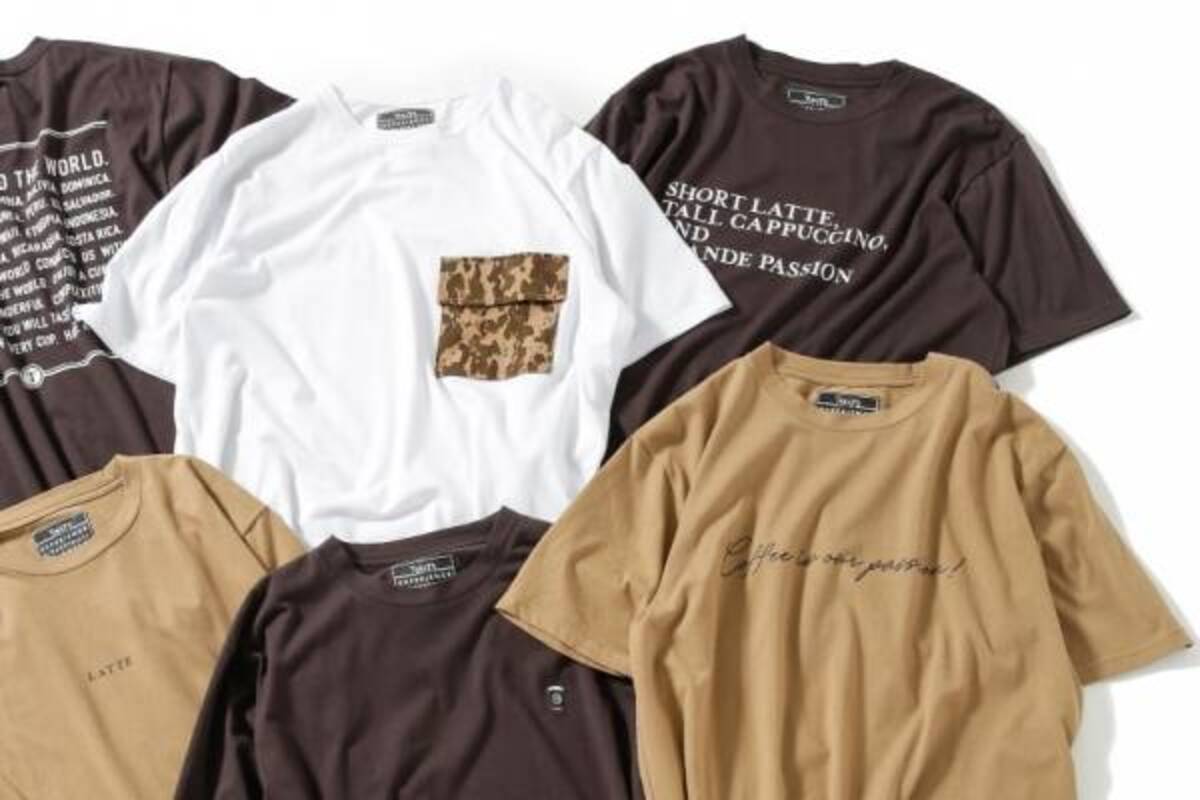 ナノ ユニバース タリーズコーヒーの コーヒー染色 Tシャツ カップ刺繍入り カモ柄など 21年6月17日 ウーマンエキサイト 1 2