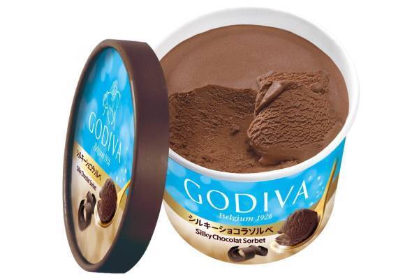 ゴディバ新作カップアイス「シルキーショコラソルベ」カカオの豊かな風味をシルクのような口どけで